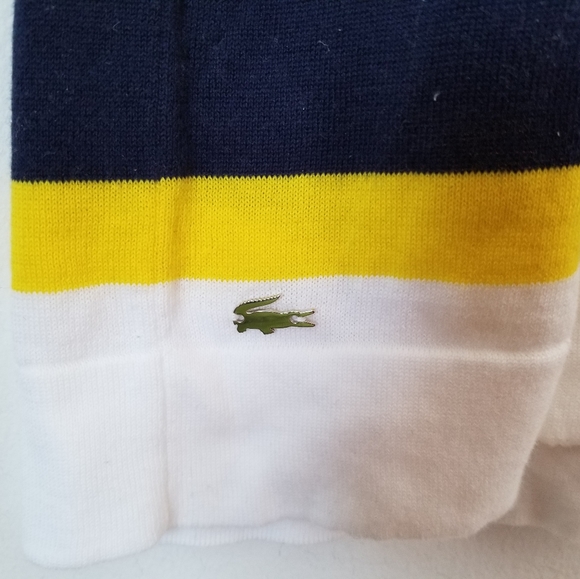 💜Lacoste Stripe Tunic Dress, Size 40 - Picture 5 of 8
